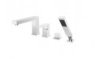 PMD Piramida Bateria wannowa 4 otworowa Modern Varium chrom - Baterie wannowe i prysznicowe - miniaturka - grafika 2