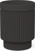 Pojemniki łazienkowe - Marc O'Polo Pojemnik The Wave 10 cm antracytowy 730297-623-003 - miniaturka - grafika 1