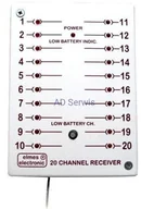 Akcesoria do alarmów - Elmes CH20HR Odbiornik 20-kanałowy 18927755 - miniaturka - grafika 1
