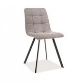 Krzesła - Signal INSP. Krzesło Tapicerowane Clip szare , niebieskie Clip - miniaturka - grafika 1