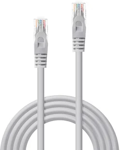 Lindy 48161 Kabel sieciowy skrętka) Cat.6 U/UTP szary 0,5m LY-48161 - Kable miedziane - miniaturka - grafika 2