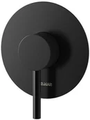 Baterie podtynkowe - Kohlman Axel Black Bateria prysznicowa podtynkowa czarny mat QW220AB - miniaturka - grafika 1