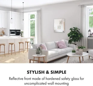 Klarstein Klarstein Marvel Mirror promiennik podczerwieni AC010-M.Mirror - Ogrzewanie przenośne - miniaturka - grafika 3