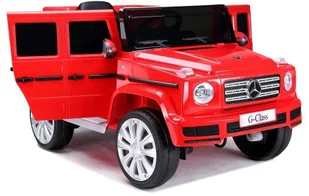 LEAN CARS Samochód na akumulator Mercedes G500 czerwony LT-7914-0 - Pojazdy elektryczne dla dzieci - miniaturka - grafika 5