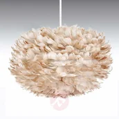 Lampy sufitowe - Vita Copenhagen Jasnobrązowy klosz lampa wisząca Eos medium - miniaturka - grafika 1