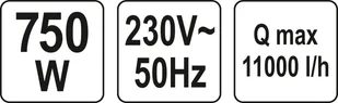 Yato 750W  ( YT-85341 ) - Pompy wodne - miniaturka - grafika 5