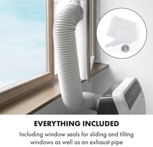 Klarstein Metrobreeze new York 7k, klimatyzator mobilny, 2,05kW, 7000BTU, klasa A, biały DXJ2- MetrobreezeWH - Klimatyzatory - miniaturka - grafika 6