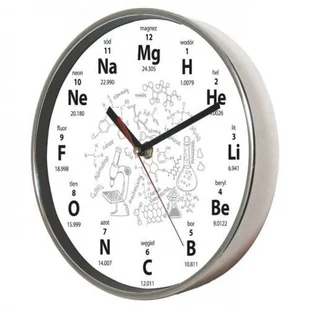 Atrix Zegar naścienny chromowany chemia #2 ATE2019CH2 - Zegary - miniaturka - grafika 2