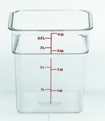 Pojemniki kuchenne - Cambro Pojemnik miarowy z poliwęglanu 3,8 l | Camwear 4SFSCW - miniaturka - grafika 1