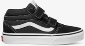 Buty dla chłopców - Vans Buty chłopięce czarny Ward - 30 1/2 VN0A5HZ9IJU1_(SUEDE/CANVAS)BLACK/WHITE-30 1/2 - miniaturka - grafika 1