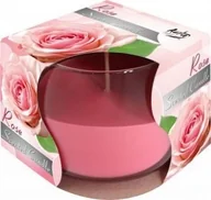 Świece - Bispol świeca zapachowa w szkle SN71-78 Róża 24h - miniaturka - grafika 1