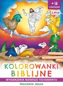 Religia i religioznawstwo - Nauczanie Jezusa Wydarzenia Nowego Testamentu Kolorowanki Biblijne Ireneusz Korpyś,józefina Kępa - miniaturka - grafika 1