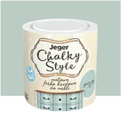 Farby do metalu - JEGER Farba kredowa do mebli CHALKY STYLE 0.5 l Green Egg Matowa JEGER - miniaturka - grafika 1