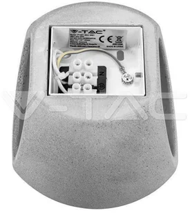 v-tac Kinkiet V-TAC BETON G9 LED Okrągly Jasno Szary IP20 VT-891 - Lampy ścienne - miniaturka - grafika 11