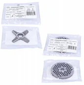 Akcesoria i części AGD - Zelmer Oryginał Nożyk + Sitko Maszynka Nr 8 Fi 4 - miniaturka - grafika 1