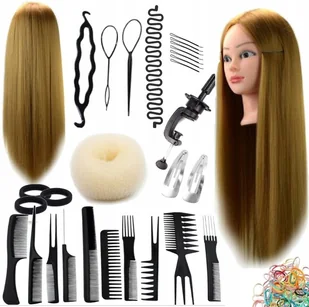 Główka głowa treningowa fryzjerska do czesania - Główki treningowe - miniaturka - grafika 2