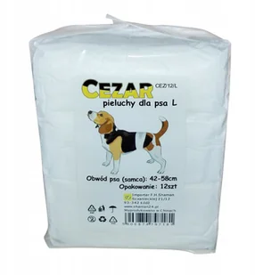 Cezar Pieluchy pampersy dla psa samców 72 L 42-58 - Specjalistyczne artykuły dla zwierząt - miniaturka - grafika 5
