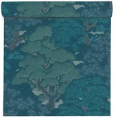 Tapety - Rasch Tapeta Drzewa 477238 niebieska winylowa na flizelinie - miniaturka - grafika 1