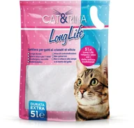 Żwirek dla kotów - Cat&rina Cat&Rina Long Life - silikonowy żwirek dla kota, bezzapachowy - Pojemność: 5L CR-14745 - miniaturka - grafika 1