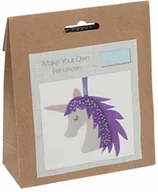 Akcesoria i części do maszyn do szycia - Trimits Trimits Filcowy zestaw dekoracyjny: Jednorożec, 12 x 13 cm GCK036 - miniaturka - grafika 1