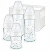 Butelki dla niemowląt - NUK Zestaw Butelek Szklanych 4 Koszyk Butelka - miniaturka - grafika 1