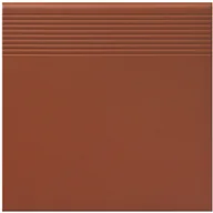 Płytki klinkierowe - Cerrad Stopnica klinkierowa prosta Rot 30 cm x 30 cm - miniaturka - grafika 1