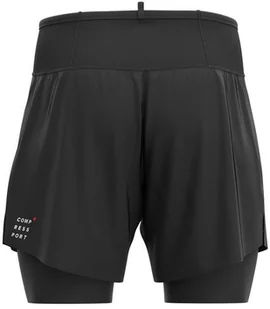 Compressport spodenki biegowe TRAIL 2-IN-1 SHORT czarne - Spodnie sportowe męskie - miniaturka - grafika 8