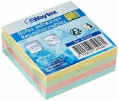 Notesy i bloczki - Waytex Notatnik, wielokrotnego użytku, 4 kolory, 320 arkuszy, 75 x 75 mm 931652 - miniaturka - grafika 1