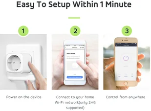 GreenBlue Gniazdko zdalnie sterowane WiFi Android iOS Alexa Google Home timer GreenBlue GB705 max 3840W GB705 - Systemy inteligentnych domów - miniaturka - grafika 10