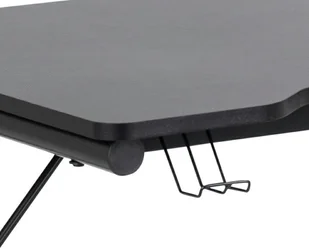 Actona Biurko dla gracza Trooper czarny - Biurka gamingowe - miniaturka - grafika 3