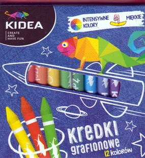 Derform Kredki grafionowe 12 kolorów - Artykuły biurowe - miniaturka - grafika 2
