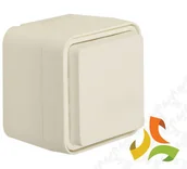 Gniazdka elektryczne - Hager BERKER W.1 Gniazdo SCHUKO 1 pojedyncze z uziemieniem z pokrywą IP55 biały 47403512 47403512/HAG - miniaturka - grafika 1