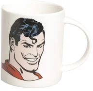 Kubki - Excelsa Super bohaterów Superman Mug 300 ML, porcelana, biała, 8.9 x 8.9 x 9 cm 49623 - miniaturka - grafika 1