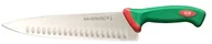 Noże kuchenne - Sanelli Linia sanelli Premana Professional, nóż do krojenia z kulenschliff CM.25, stal nierdzewna, zielony i czerwony, 38.0 x 3.0 x 6.5 cm 316625 - miniaturka - grafika 1