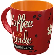 Filiżanki - Nostalgic-Art 43039 Łapa szyld dla psa  i do kawy filiżanka, ceramika, kolorowy, 8.5 x 13 x 9 cm - miniaturka - grafika 1