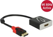 Adaptery i przejściówki - Delock Adapter AV DisplayPort HDMI Czarny 62734 - miniaturka - grafika 1