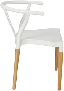 Simplet Krzesło Wicker PP Simplet białe - Krzesła - miniaturka - grafika 4