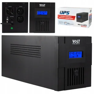 Zasilacz Awaryjny Ups 1500VA 900W LCD + Program - Zasilacze awaryjne UPS - miniaturka - grafika 2