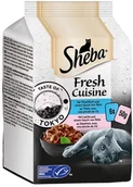 Mokra karma dla kotów - Sheba Fresh Cuisine, 6 x 50 g - Taste of Tokyo: Tuńczyk i łosoś - miniaturka - grafika 1