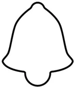 Formy do ciast - WMF Kaiser wykrojnik GLOCKE 7 cm Boże Narodzenie Premium wysokiej jakości ze stali nierdzewnej łatwe, precyzyjne wyciąć bezpieczne, przyjemne użytkowanie 2300612140 - miniaturka - grafika 1