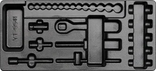 Yato WKŁAD DO SZUFLADY NA ZESTAW NARZĘDZI 1/4 PUSTY DLAYT-5541 YT-55411 - Szafy i regały magazynowe - miniaturka - grafika 2