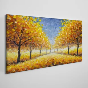 PL Coloray Obraz na Płótnie Park Drzewa Jesień Liście 100x50cm - Obrazy i zdjęcia - miniaturka - grafika 2