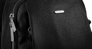 David Jones Zgrabny plecak damski z frontowymi kieszeniami - Plecaki - miniaturka - grafika 5