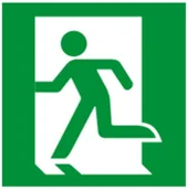 Oprawy, klosze i abażury - Intelight Piktogram do VELLA 123x123 wyjście w lewo INLEWA 93334 - miniaturka - grafika 1