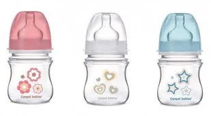 Canpol babies EasyStart Newborn Baby, Butelka antykolkowa, 120 ml, Kwiatki - Butelki dla niemowląt - miniaturka - grafika 2