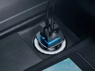 Baseus Ultraszybka ładowarka samochodowa Baseus QC 2x USB 30W czarna CCALL-DS01 - Ładowarki samochodowe - miniaturka - grafika 7