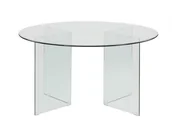 Stoły - Unique Vente Stół do jadalni ADAMO - Dla 4 osób - Hartowane szkło - miniaturka - grafika 1
