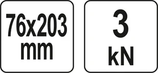 Yato ŚCISK C GŁĘBOKI 76 X 203 MM 3X8 - Inne urządzenia budowlane - miniaturka - grafika 3