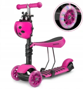 LED Hulajnoga Balansowa Trójkołowa Dla Dzieci 2w1 - Hulajnogi - miniaturka - grafika 3