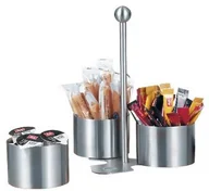 Miski i półmiski - Esmeyer 400  1790 Snack zestaw układów montowanych powierzchniowo i do montażu przewlekanego Boston, wykonana ze stali nierdzewnej szczotkowanej z uchwytem 3 misy i porcelanowe z jednego miejsca. 400-1790 - miniaturka - grafika 1